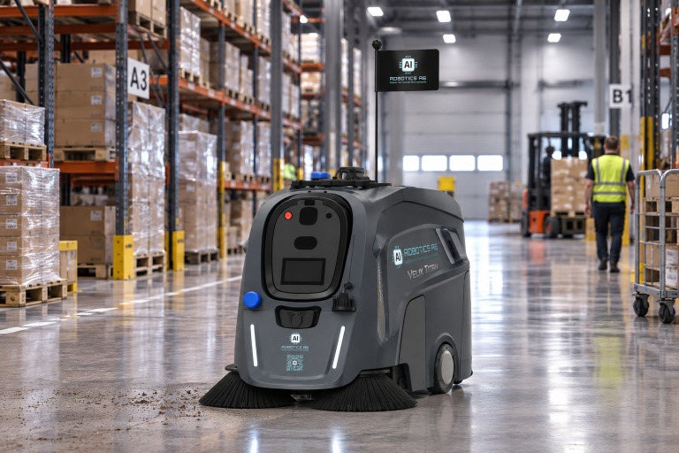 velix titan automatisert vaskrobot for stor lager